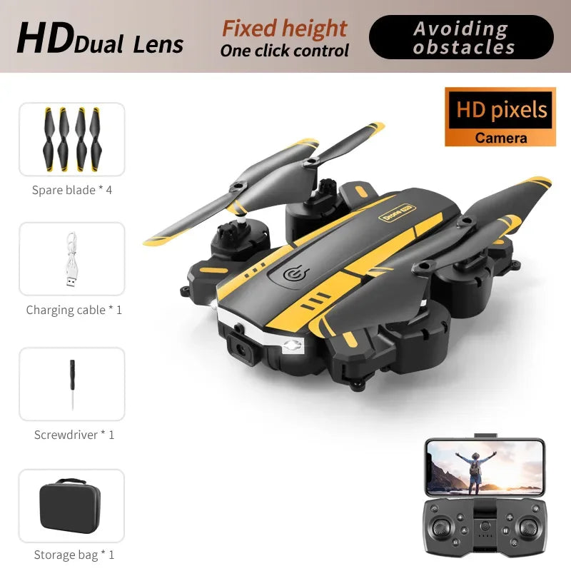 10000m ﻿t6 Drone 8k Profesional 4k Hd Gps Camera Obstacle Avoidance Aerial Photography Optical Flow Foldable Portable Quadcopter