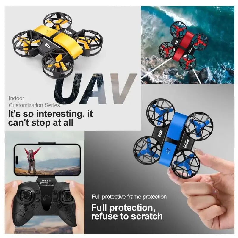 Xiaomi Mini Profession Drone With 4k HD Wide Angle Camera Wifi Rc Height Keep Drone Fpv Foldable Drones Kids Toys 4DRC NEW