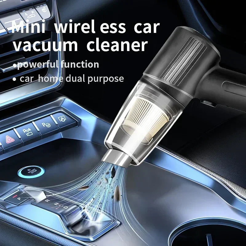 Wireless Car Vacuum Cleaner Strong Suction Dust Catcher Cordless Handheld Wet Dry Vacuum Cleaner Air Duster For Car