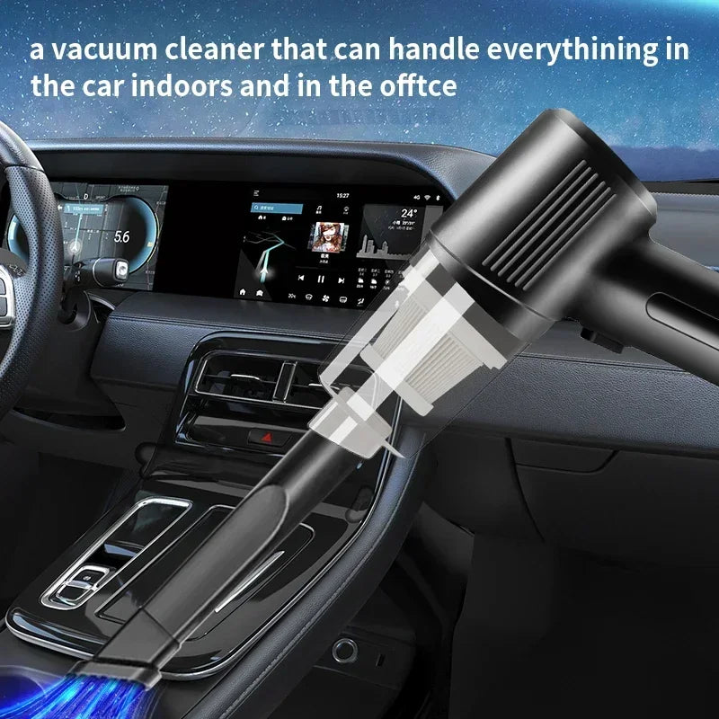 Wireless Car Vacuum Cleaner Strong Suction Dust Catcher Cordless Handheld Wet Dry Vacuum Cleaner Air Duster For Car