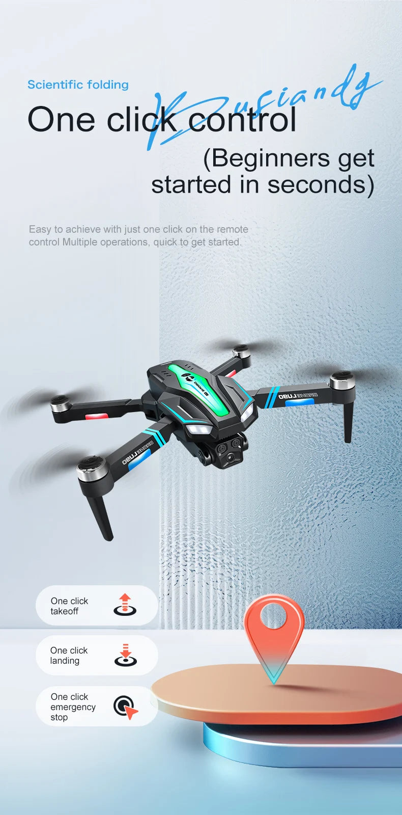 Lenovo 10000M LU90 Drone 8K HD Dual Camera Brushless Motor Obstacle Avoidance Optical Flow Adjustment Remote Control Toys 2024