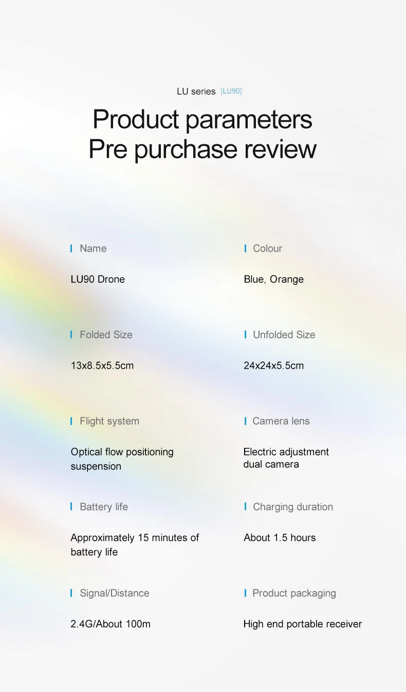 Lenovo 10000M LU90 Drone 8K HD Dual Camera Brushless Motor Obstacle Avoidance Optical Flow Adjustment Remote Control Toys 2024