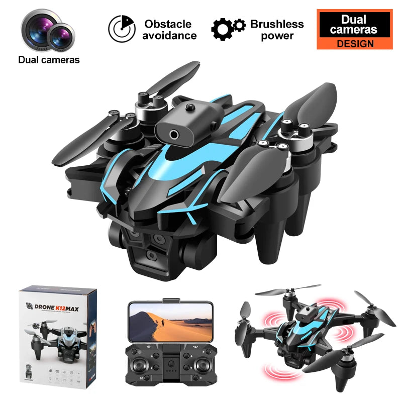 XIAOMI K12 MAX Mini Drone 8K Professional HD Camera 5G GPS Obstacle Avoidance Brushless Aerial UAV FPV RC Quadcopter 2024