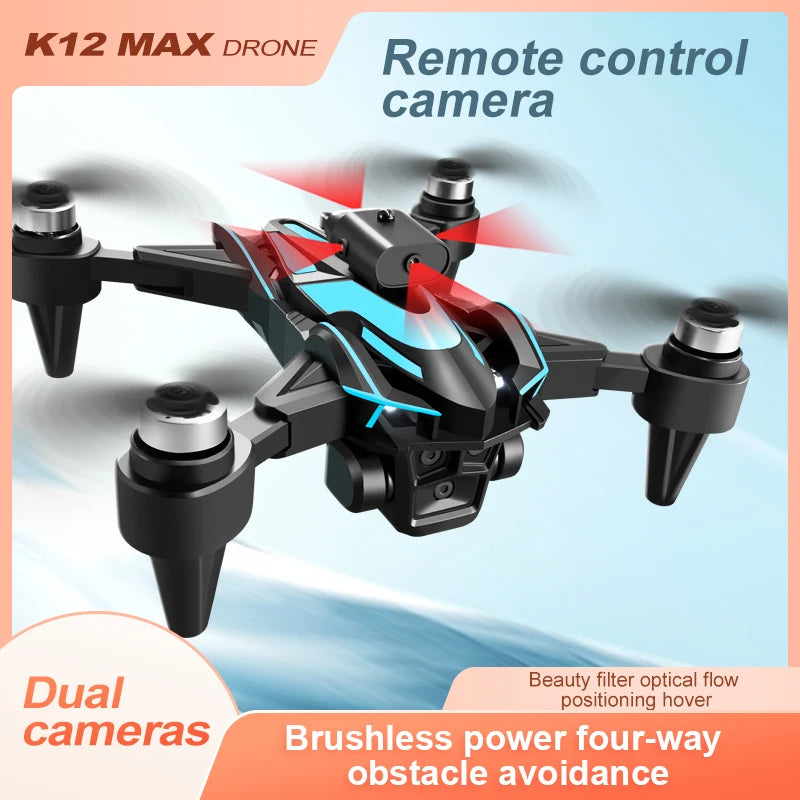 XIAOMI K12 MAX Mini Drone 8K Professional HD Camera 5G GPS Obstacle Avoidance Brushless Aerial UAV FPV RC Quadcopter 2024