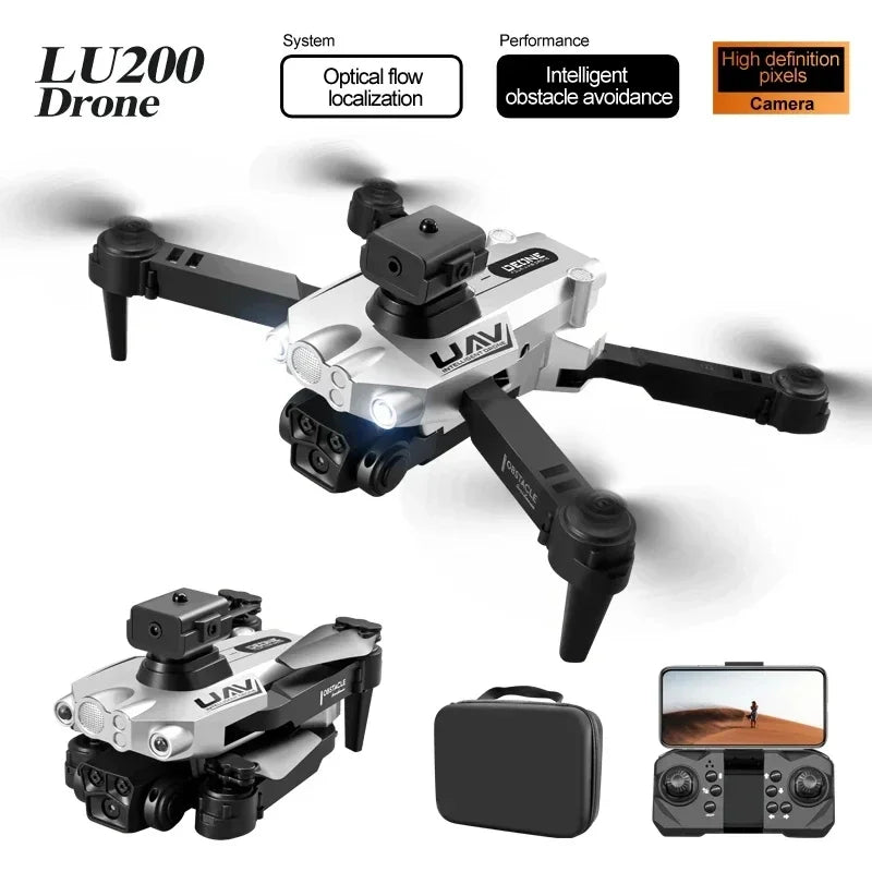 Lenovo LU200 Pro RC Drone 8K GPS HD Aerial Photography Triple-camera Omnidirectional Obstacle Avoidance Brushless Drone 10000m