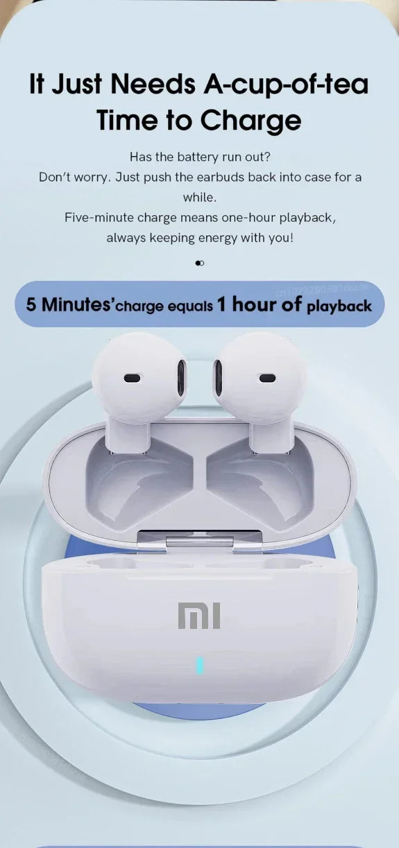 Xiaomi E98 Wireless Bluetooth Headphones Mini In-Ear Headset True Wireless Earphone HD Call Headphone In-Ear Handsfree With Mic