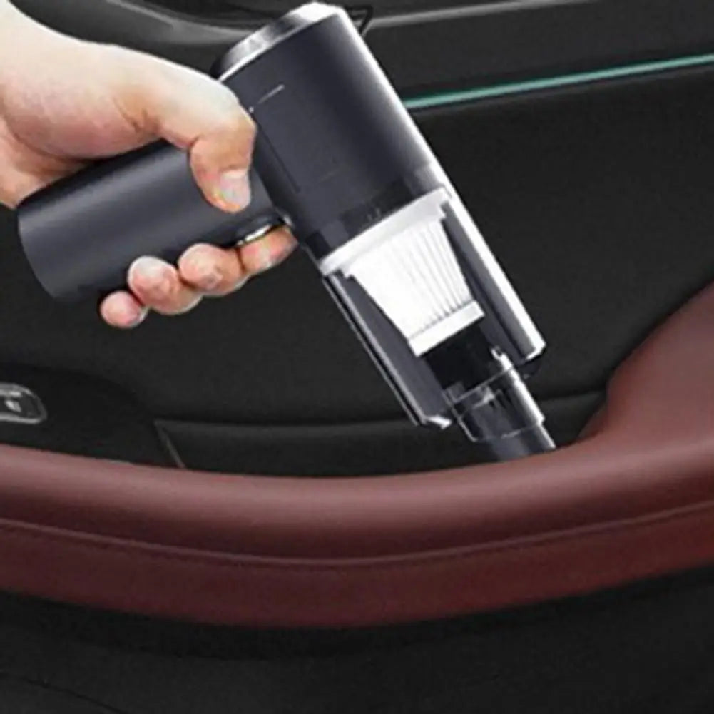 Wireless Car Vacuum Cleaner with Powerful Motor Strong Suction Low Noise Rechargeable Car Vacuum Pet Hair Dust Remover Kit