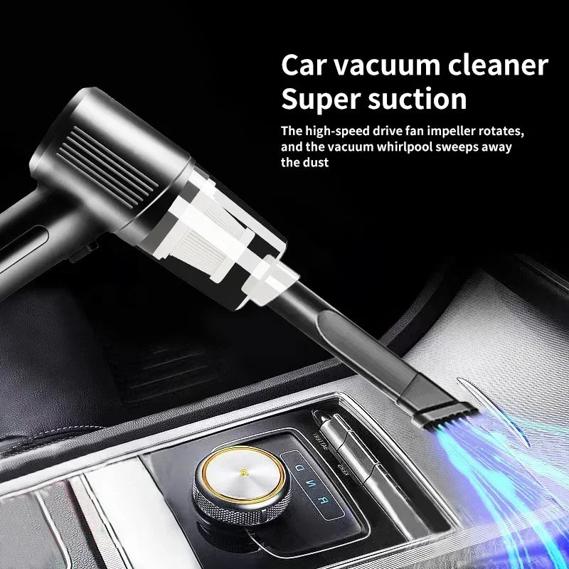 Wireless Car Vacuum Cleaner Strong Suction Dust Catcher Cordless Handheld Wet Dry Vacuum Cleaner Air Duster For Car