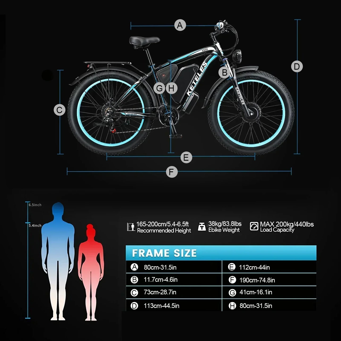 European Stock  Motor E-Bike 48V 23A Lithium Battery Electric Bicycle Fat Tire Electric Bike for Ebike Off-road Electric Bicycle