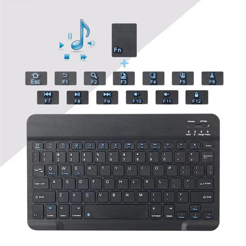 Mini Bluetooth Wireless Keyboard Mouse Set Rechargeable For Phone Tablet English Keyboards For Android ios Windows XP laptop PC