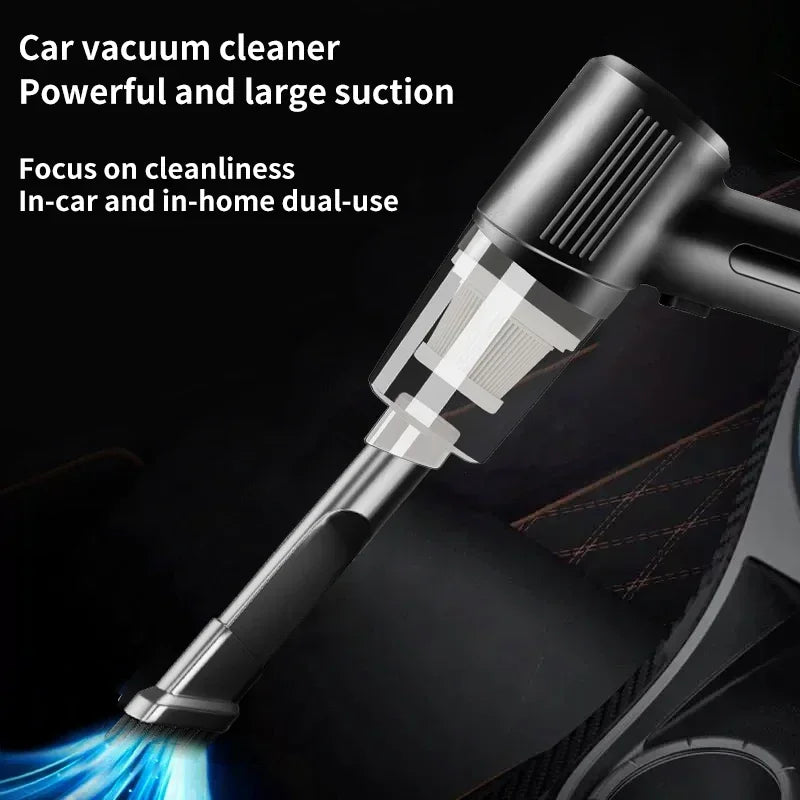 Wireless Car Vacuum Cleaner Strong Suction Dust Catcher Cordless Handheld Wet Dry Vacuum Cleaner Air Duster For Car