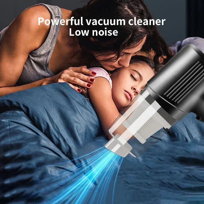 Wireless Car Vacuum Cleaner Strong Suction Dust Catcher Cordless Handheld Wet Dry Vacuum Cleaner Air Duster For Car