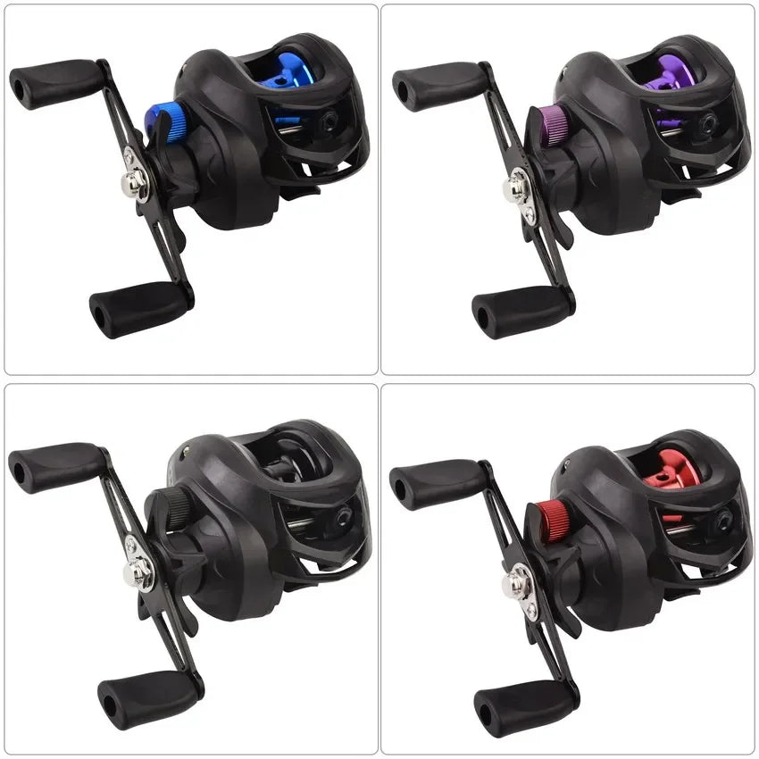 Baitcasting Reel 7.2:1 High Speed Long Shoot Prevent Line Tangling Fishing Reel Fresh Saltwater Reel Fishing Pesca Wheel