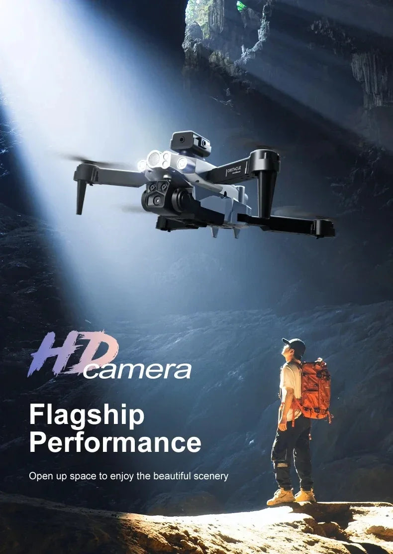 Lenovo LU200 Pro RC Drone 8K GPS HD Aerial Photography Triple-camera Omnidirectional Obstacle Avoidance Brushless Drone 10000m