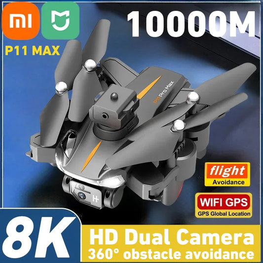 Xiaomi MIJIA P11 Max Drone 8K 5G GPS Professional HD Aerial Photography Dual-Camera Obstacle Avoidanc Brushless Quadrotor 10000M