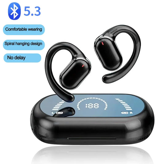 X91 OWS Bluetooth Earphones Sport Wireless Headphones with Mic Gaming Waterproof HiFi Stereo Wireless Earbuds BT5.3