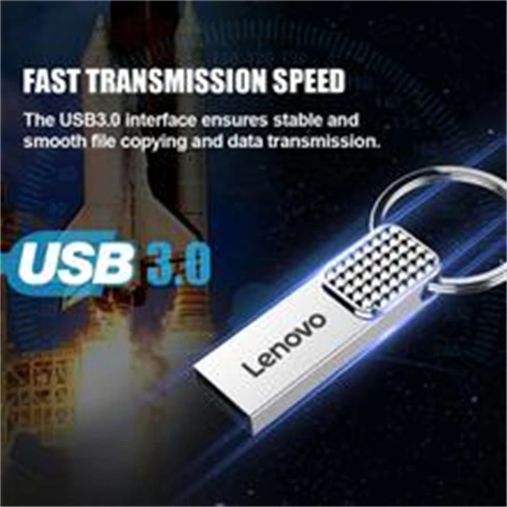 Lenovo 2TB USB OTG Metal USB 3.0 Pen Drive Key 1TB Type C High Speed