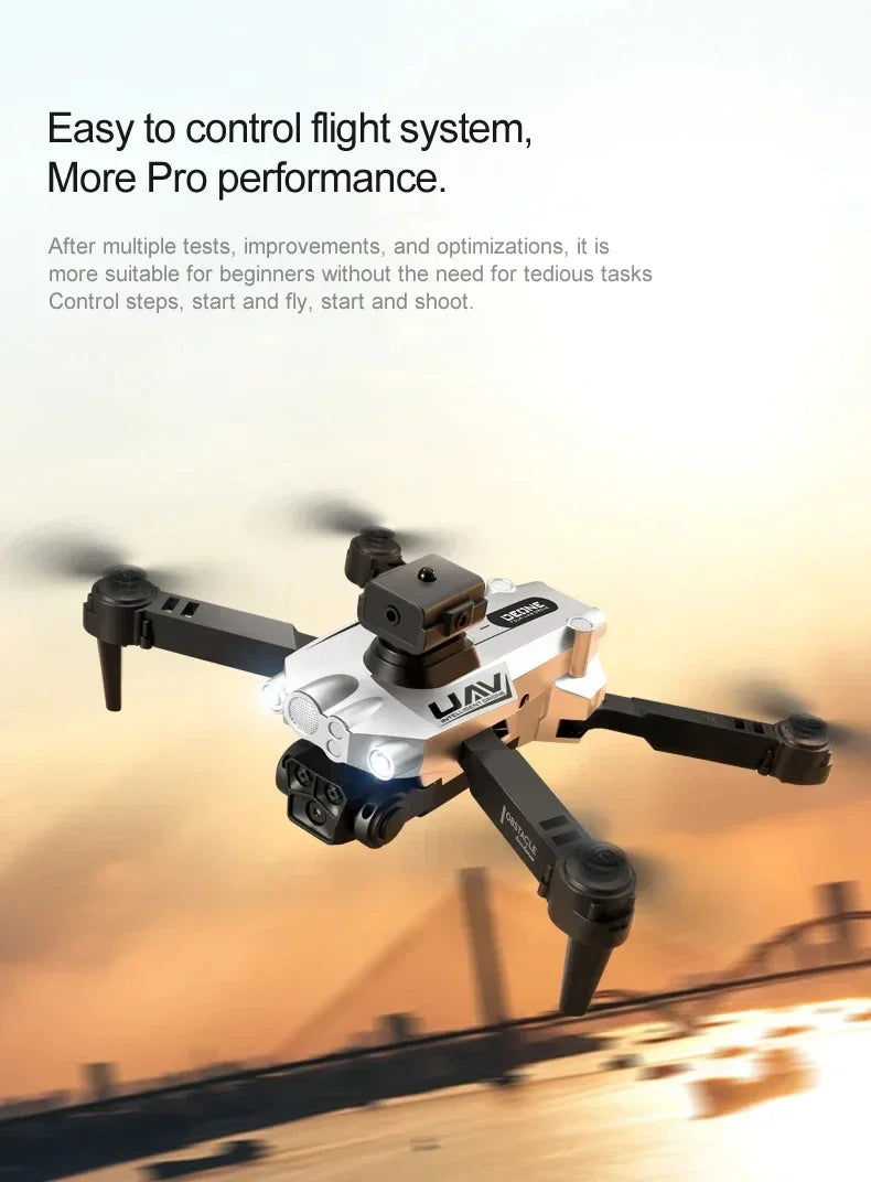 Lenovo LU200 Pro RC Drone 8K GPS HD Aerial Photography Triple-camera Omnidirectional Obstacle Avoidance Brushless Drone 10000m