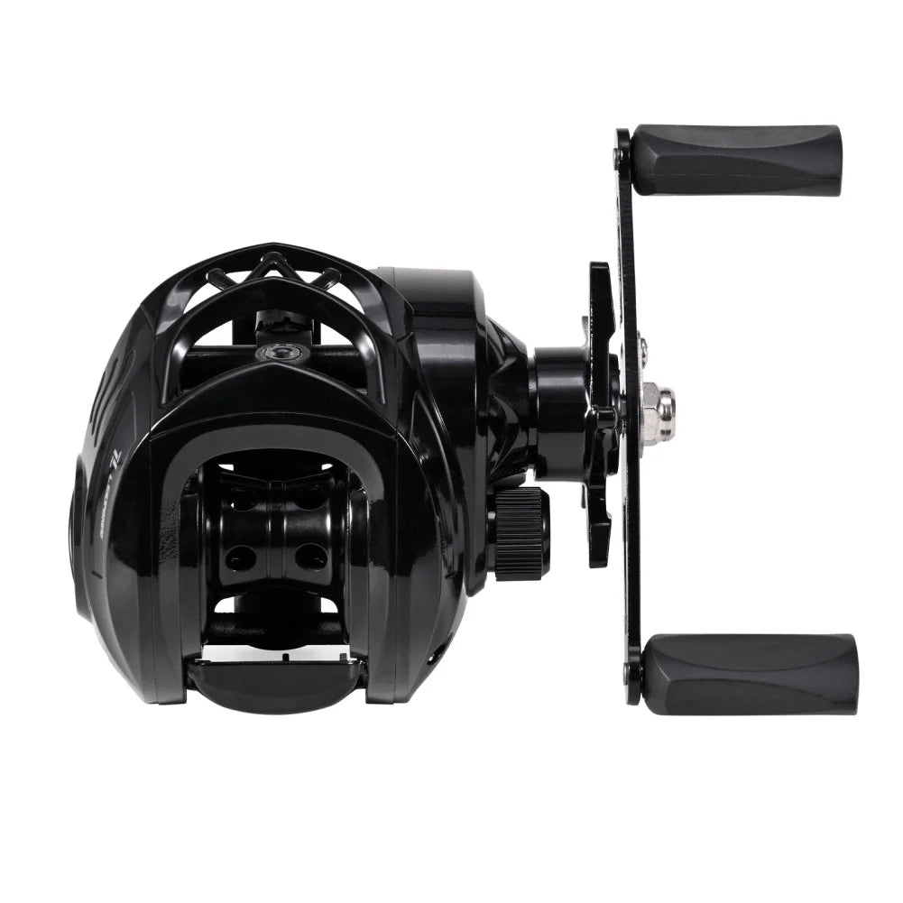 Fishing Reel Baitcasting Gear Ratio 7.2:1 Casting Reel Right / Left Handed 12LB Max Drag For Outdoor Freshwater Saltwater