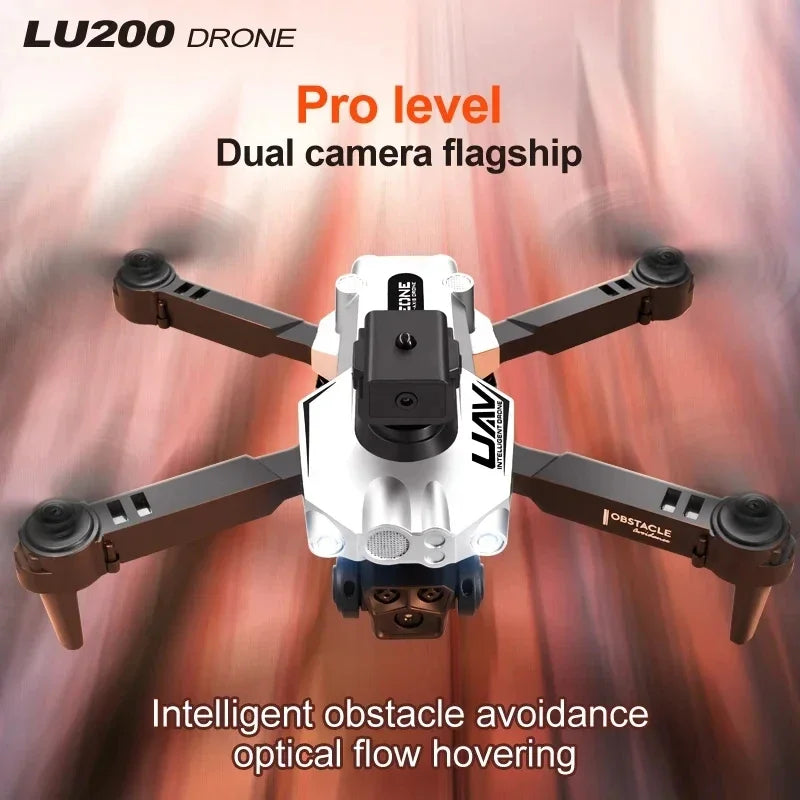 Lenovo LU200 Pro RC Drone 8K GPS HD Aerial Photography Triple-camera Omnidirectional Obstacle Avoidance Brushless Drone 10000m