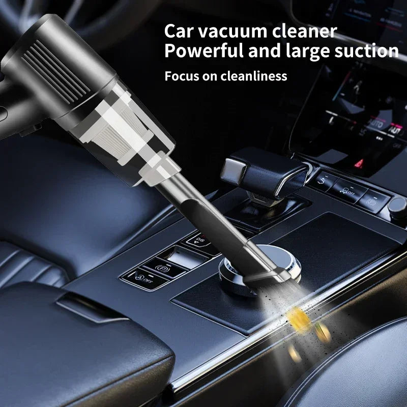 Wireless Car Vacuum Cleaner Strong Suction Dust Catcher Cordless Handheld Wet Dry Vacuum Cleaner Air Duster For Car