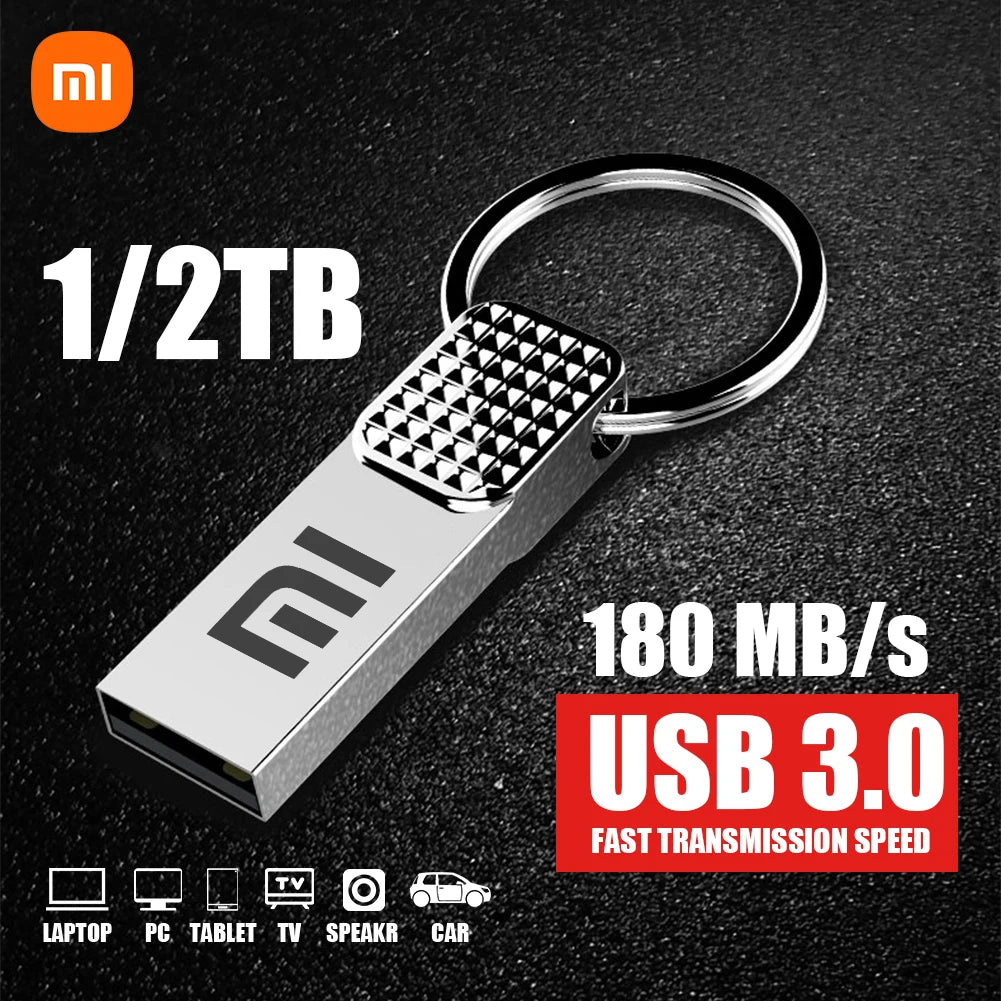 Xiaomi 2TB Super Metal Usb Flash Drive 1TB Pen Drive High Speed Memory Stick 256GB 512GB U Disk 128GB Memoria Usb 3.0