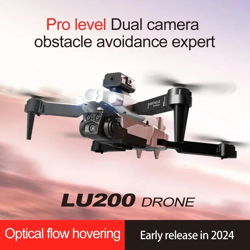 Lenovo LU200 Pro RC Drone 8K GPS HD Aerial Photography Triple-camera Omnidirectional Obstacle Avoidance Brushless Drone 10000m