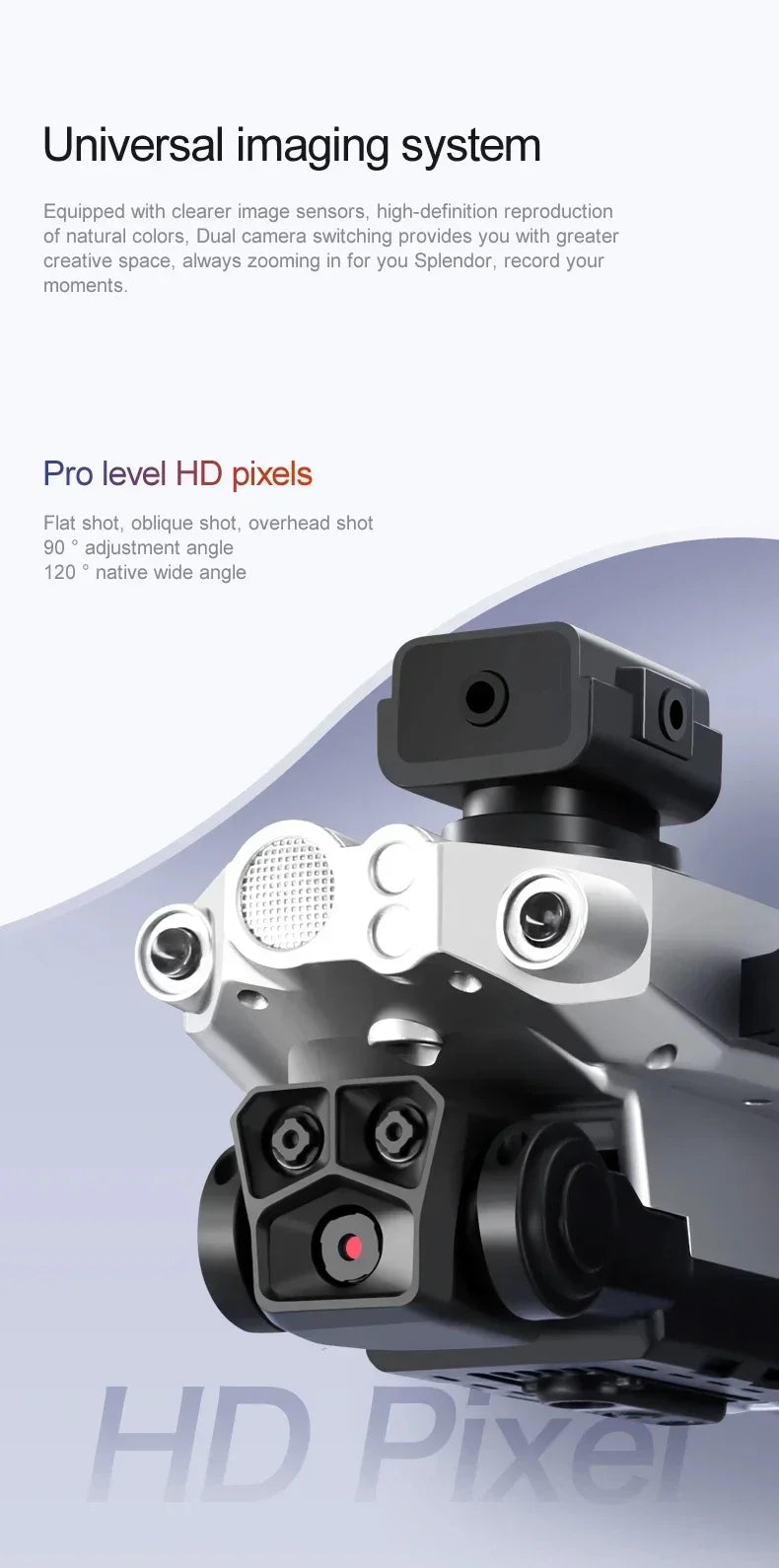 Lenovo LU200 Pro RC Drone 8K GPS HD Aerial Photography Triple-camera Omnidirectional Obstacle Avoidance Brushless Drone 10000m