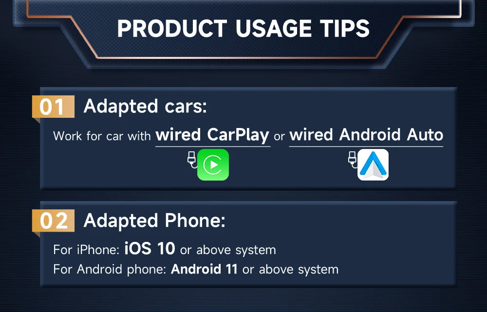 2024 HEYINCAR 2in1 Wireless Android Auto Adapter  Carplay Smart Dongle Plug and Play For  Kia Volvo Audi MG Opel VW Hyundai Jeep