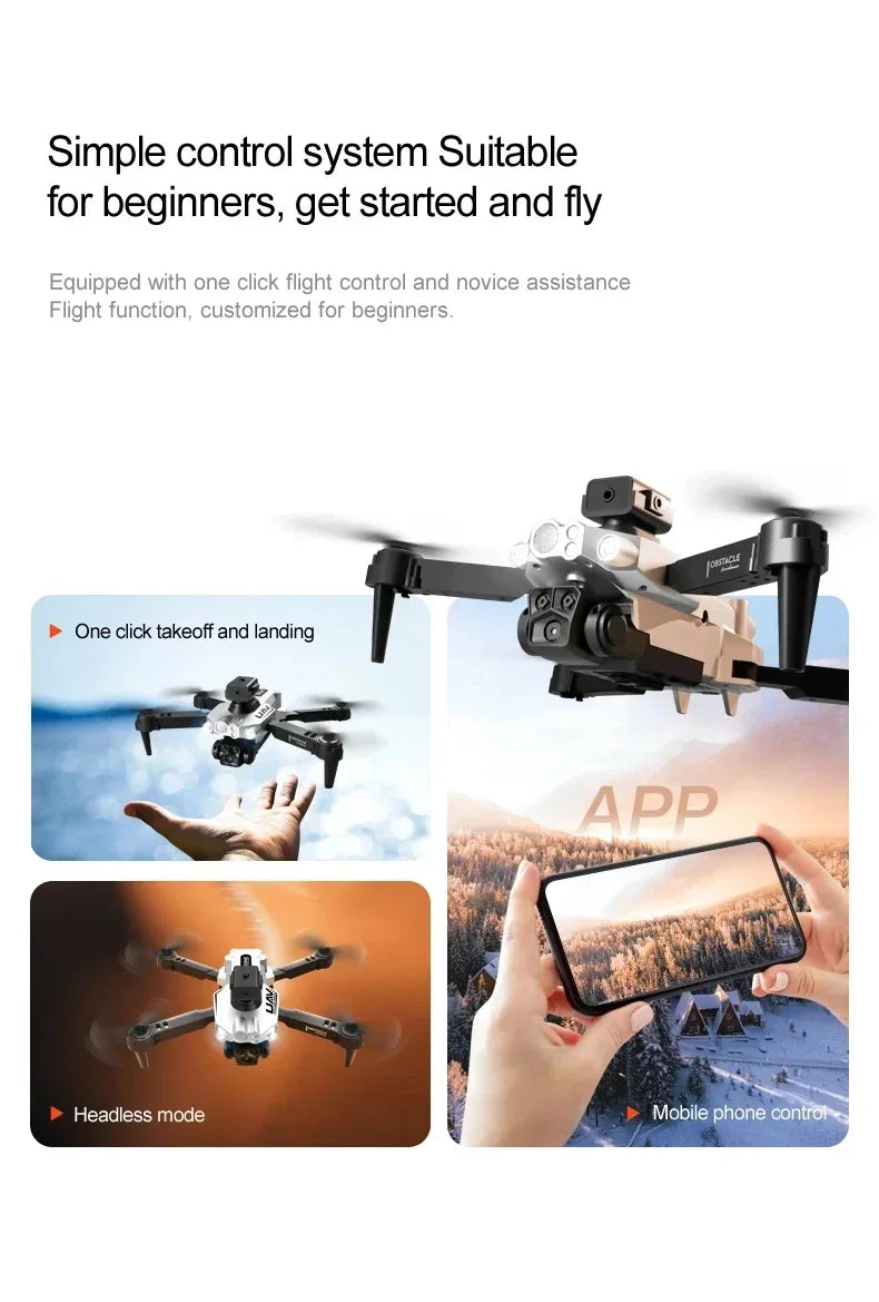 Lenovo LU200 Pro RC Drone 8K GPS HD Aerial Photography Triple-camera Omnidirectional Obstacle Avoidance Brushless Drone 10000m