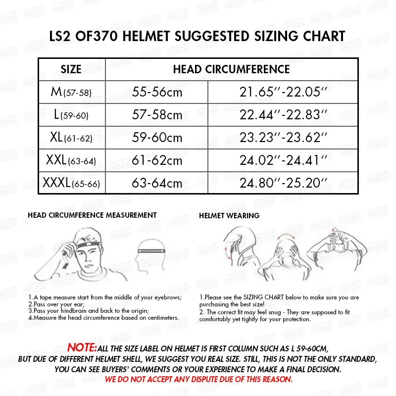 LS2 FF370 All Season Motorcycle Helmet Dual Lens Anti Fog For Men and Women ECE