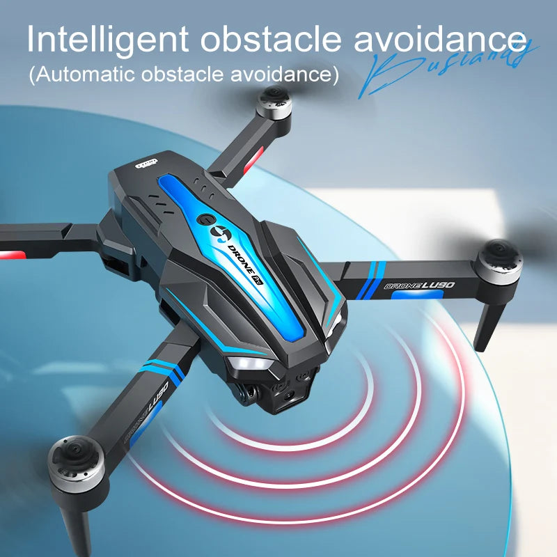 Lenovo 10000M LU90 Drone 8K HD Dual Camera Brushless Motor Obstacle Avoidance Optical Flow Adjustment Remote Control Toys 2024